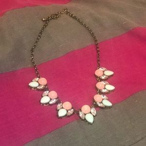 Baby Pink & Blue Statement Necklace